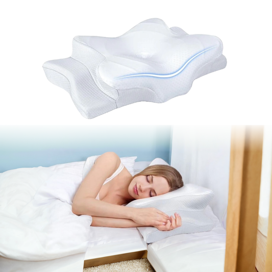 CloudRest Pillow, Ultra Pain Relief & Cooling Pillow for Neck support