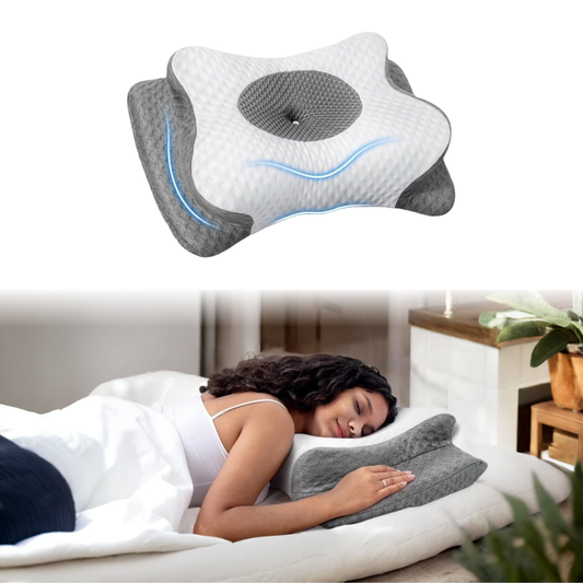 CloudRest Pillow, Ergonomic Adjustable Cervical Support Neck Pillow